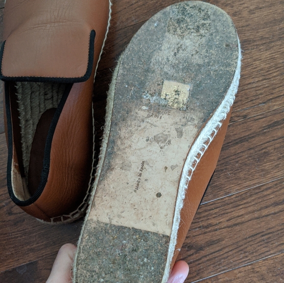 CELINE ESPADRILLES brown leather - Picture 3 of 5